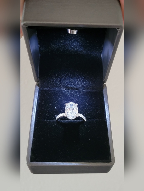 Jewelry - New 3ct Outstanding IGI Certified Lab Grown Diamond, 14k White Gold
